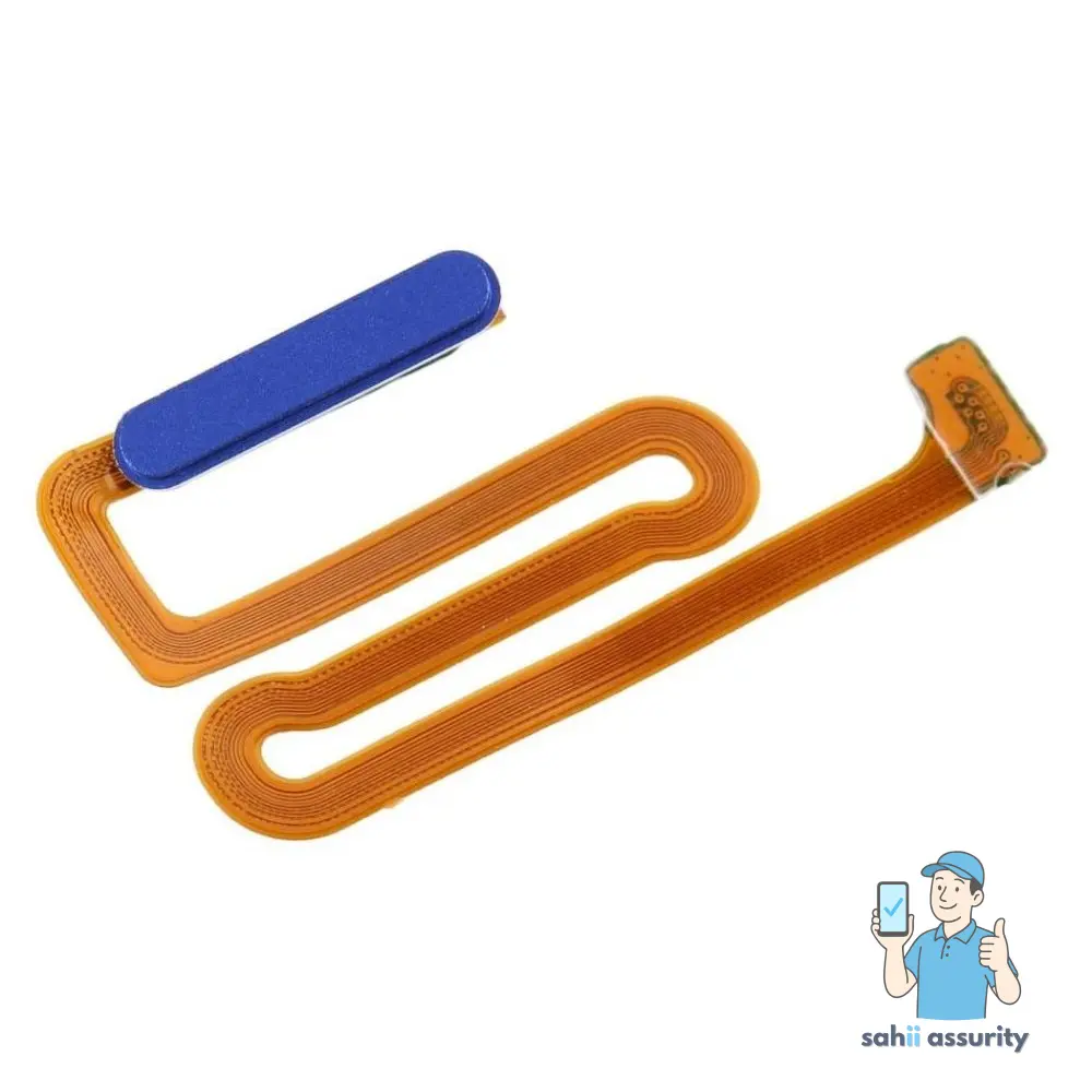 Fingerprint Sensor with Flex Cable for Samsung Galaxy A12 Blue